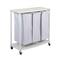 Household Essentials 3-Bag Laundry Sorter with Laminate Shelving